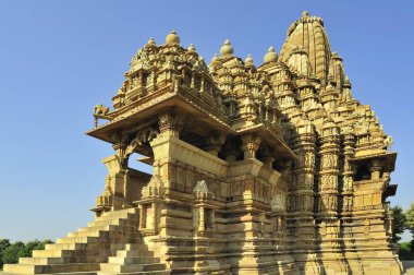 Kandariya mahadeva tapınağı khajuraho madhya pradesh Hindistan