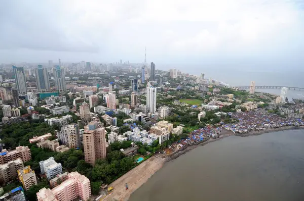 stock image aerial view of shivaji park and prabhadevi, Bombay Mumbai, Maharashtra, India 