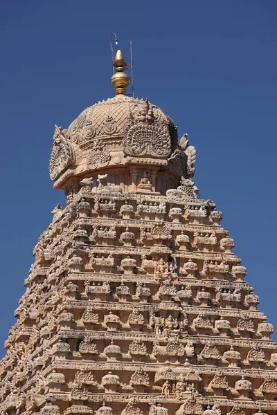 stock image Shiva Temple of Peruvudaiyar Koyil Vishwakarma Tamilnadu India 