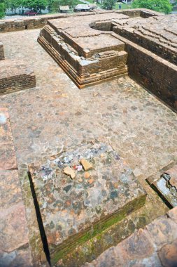 Budist Sitesi, Sravasti, Uttar Pradesh, Hindistan 