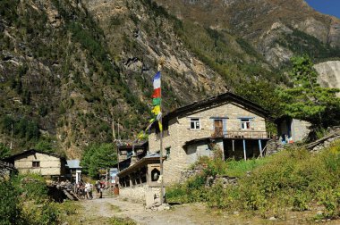 Dağlardaki Köy Evi, Bhratang, Nepal