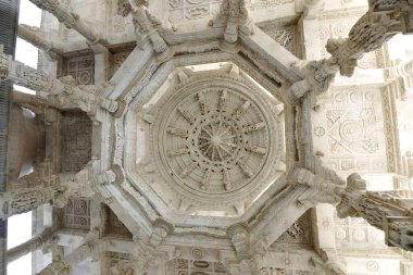 Adinath Jain Tapınağı Ranakpur Rajasthan Hindistan Asya Haziran 2010