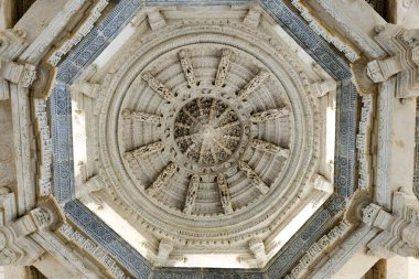 Adinath Jain Tapınağı Ranakpur Rajasthan Hindistan Asya Haziran 2010