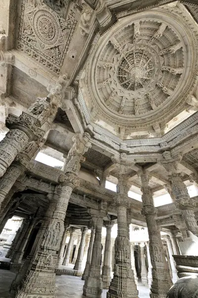 Adinath Jain Tapınağı Ranakpur Rajasthan Hindistan Asya Haziran 2010