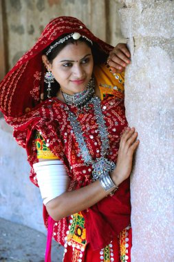 Rajasthani bayan röntgenci, Rajasthan, Hindistan yakın çekim