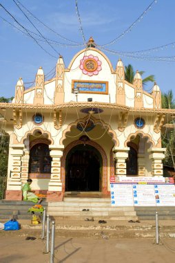 Shree Shanta Durga mandir adanmış tanrıça Parvati, Calangute, Goa, Hindistan