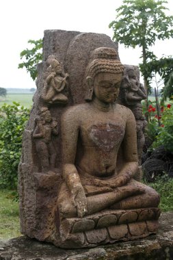 Buda 'nın kalıntıları Buda' nın kalıntıları. Kazı alanı, Ratnagiri, Orissa, Hindistan.