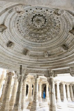 Adinath Jain Tapınağı Ranakpur Rajasthan Hindistan Asya Haziran 2010