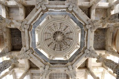 Adinath Jain Tapınağı Ranakpur Rajasthan Hindistan Asya Haziran 2010