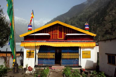 Budist tapınağı Uttarakhand Hindistan Asya