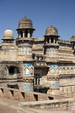 Mimarlık mirası Gwalior Kalesi, Madhya Pradesh, Hindistan