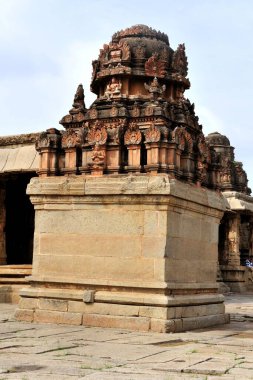 Krishna Tapınağı Hampi Karnataka Hindistan Asya Ekim 2010