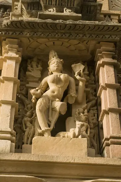 stock image Sculpture of Khandariya Mahadev temple at Khajuraho, Madhya Pradesh, India 