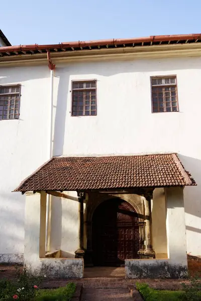 stock image The Church Of Our Lady Of The Rosary built In 1544 A.D. , UNESCO World Heritage Site , Old Goa , Velha Goa , India