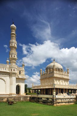 Tipu Sultan 'ı Gumbaz mozolesi, Srirangapatna, Mysore, Karnataka, Hindistan 