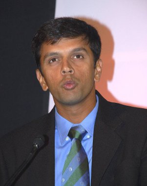 Kriket oyuncusu Rahul Dravid, Hindistan  