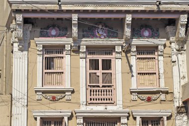 Eski ev, jamnagar, gujarat, Hindistan, Asya 