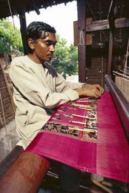 Handloom, Hindistan 'da sari dokuma işlemi