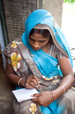 Kadın uttar pradesh Hindistan Asya okuyor 