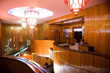 Interior design of maratha mandir theatre , Bombay Mumbai, Maharashtra, India 