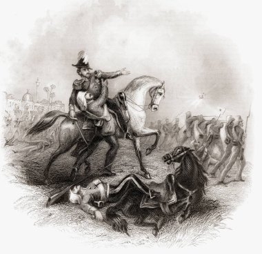 Sir Henry Montgomery Lawrence 'ın ölümü, Hindistan, Asya