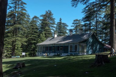 Chamba 'daki khajjiar tepe istasyonu, himachal pradesh, Hindistan, Asya