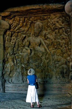 World Heritage Elephanta caves ; Maharashtra ; India clipart