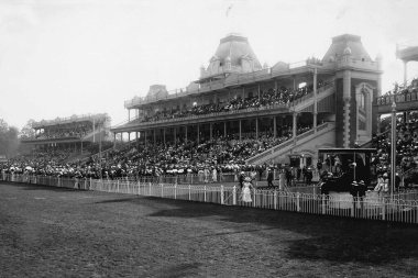 Vintage Fotoğraf Yarış Pisti, Kalküta, Batı Bengal, Asya, Hindistan, 1900 