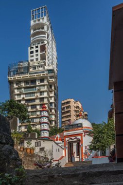 Venkatesh Balaji Tapınağı, Walkeshwar, Mumbai, Maharashtra, Hindistan, Asya 