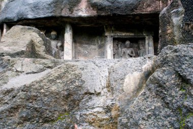 Ajanta mağaraları; Aurangabad; Maharashtra; Hindistan