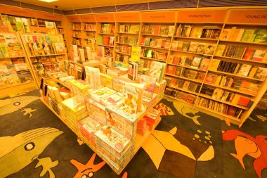 Kalküta saygın bir kitapçıda aristokratik bir bölgede; Kalküta; Batı Bengal; Hindistan 