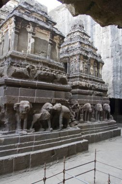 Kailash tapınağı, aurangabad, maharashtra, Hindistan, Asya 