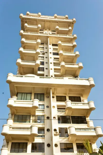 stock image A residential building at Bandra Band stand, Bandra, Bombay now Mumbai, Maharashtra, India 