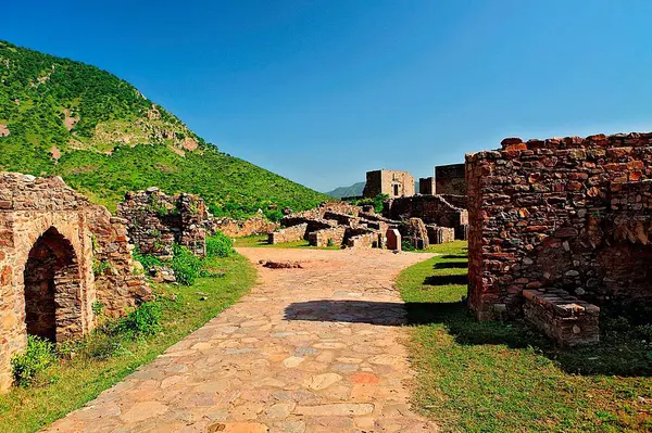 stock image Ruin fort , Bhangarh , Rajasthan , India