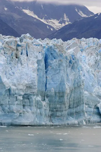 Iceberg Ghiacciaio Hubbard Ghiacciaio Delle Acque Marea Più Lungo Dell — Foto Stock