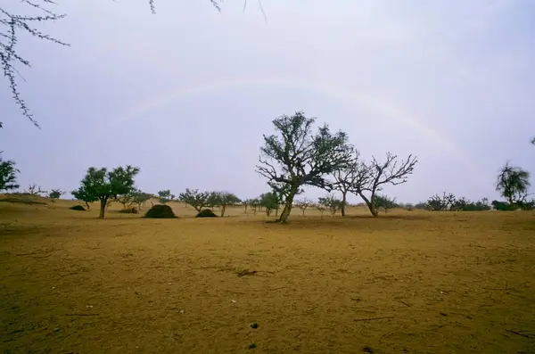 stock image rainbow; sikar ; rajasthan ; india