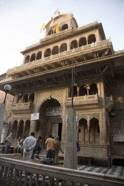 Shri Banke Bihari Tapınağı, Vrindavan, uttar pradesh, Hindistan, Asya 