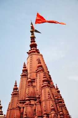 Varanasi 'deki Durga tapınağı, Uttar Pradesh, Hindistan