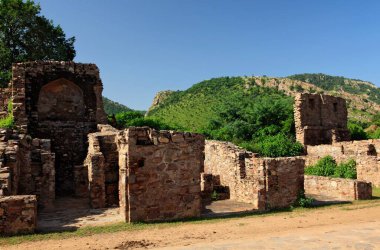 Harabe kale, Bhangarh, Rajasthan, Hindistan