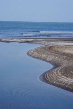 Beach S shape at Harihareshwar near Srivardhan, Dist Raigad, Maharashtra, India  clipart