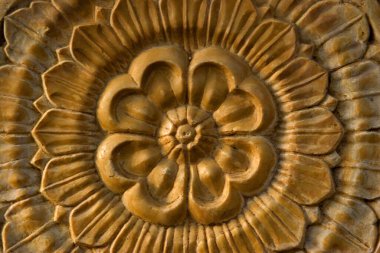 Kesar Bagh kraliyet yakma alanında taş oyma sanatı Bundi, Rajasthan, Hindistan