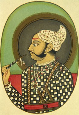 Mihrace bundi budh Singh 'in portresi, Hindistan 