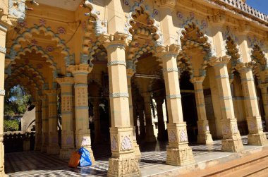Krishna ve Sudama Tapınağı Sudama Puri Porbandar Gujrat Hindistan Asya
