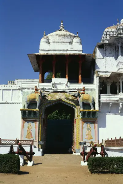 stock image Decorated Entrance of Palace, Hathia Pole, Kota, Rajasthan, India 