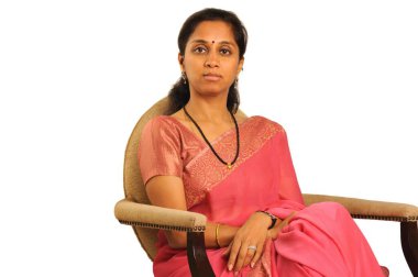 Supriya sule nationalist congress party and member of parliament ; India  clipart