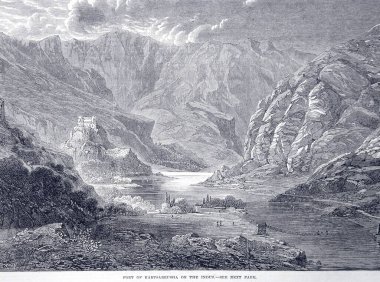 İndus 'taki Kartsabrusha Kalesi 