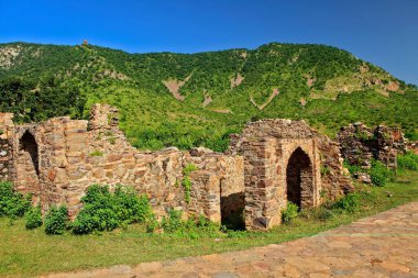 Ruin fort , Bhangarh , Rajasthan , India clipart