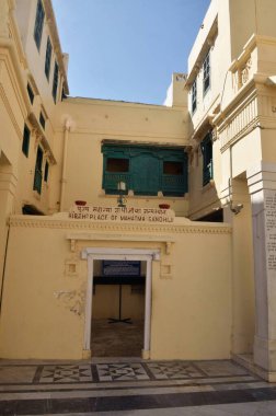 Mahatma Gandhi 'nin doğum yeri Porbandar Gujrat Hindistan Asya 