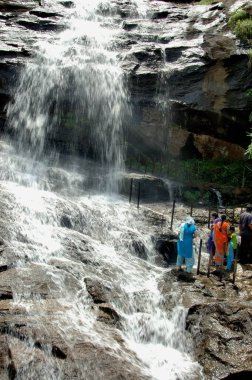 Wallara waterfall 45 KMS from Munnar ; Tamil Nadu ; India clipart