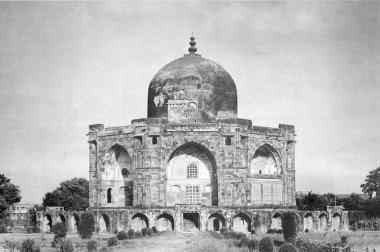 Qutubuddin tomb, baroda, gujarat, india, asia  clipart